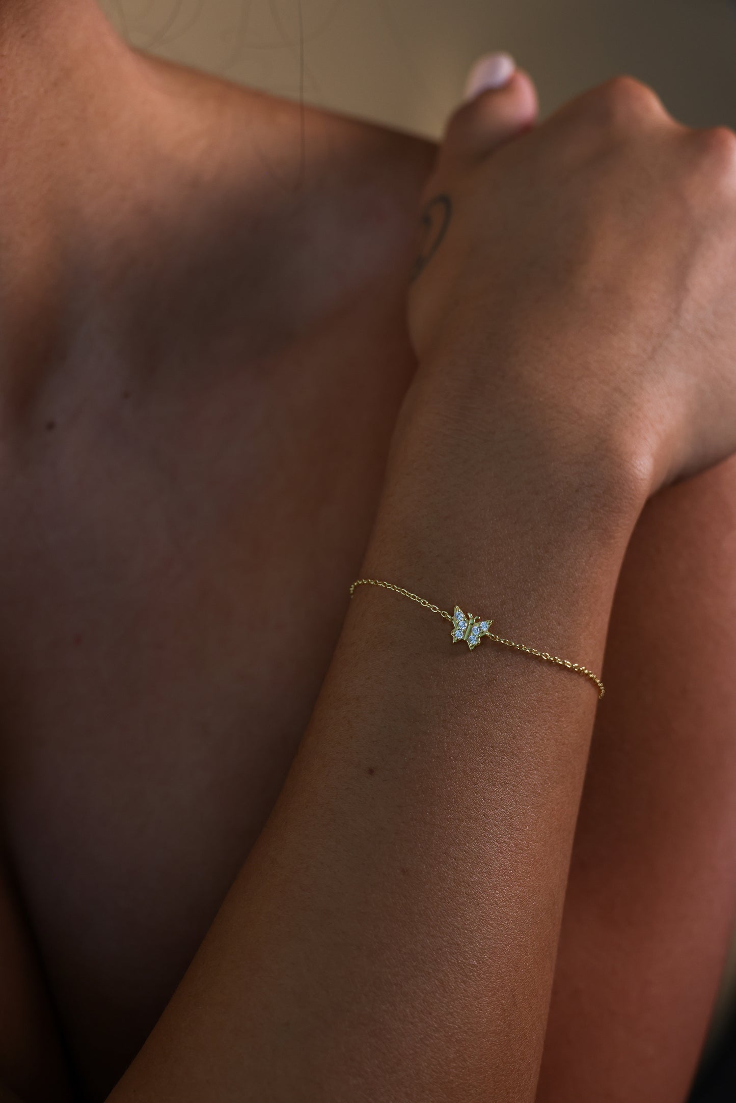 Tiny Butterfly Bracelet