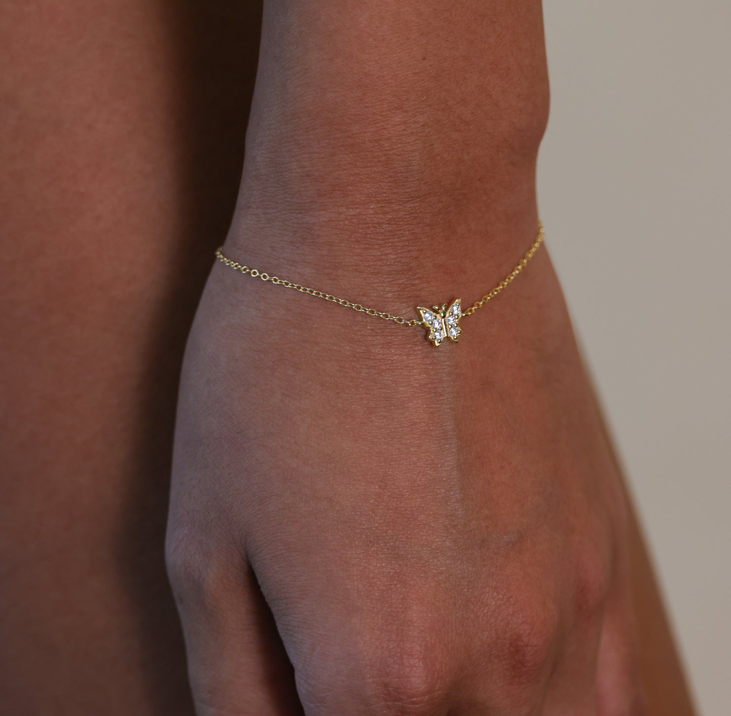 Tiny Butterfly Bracelet